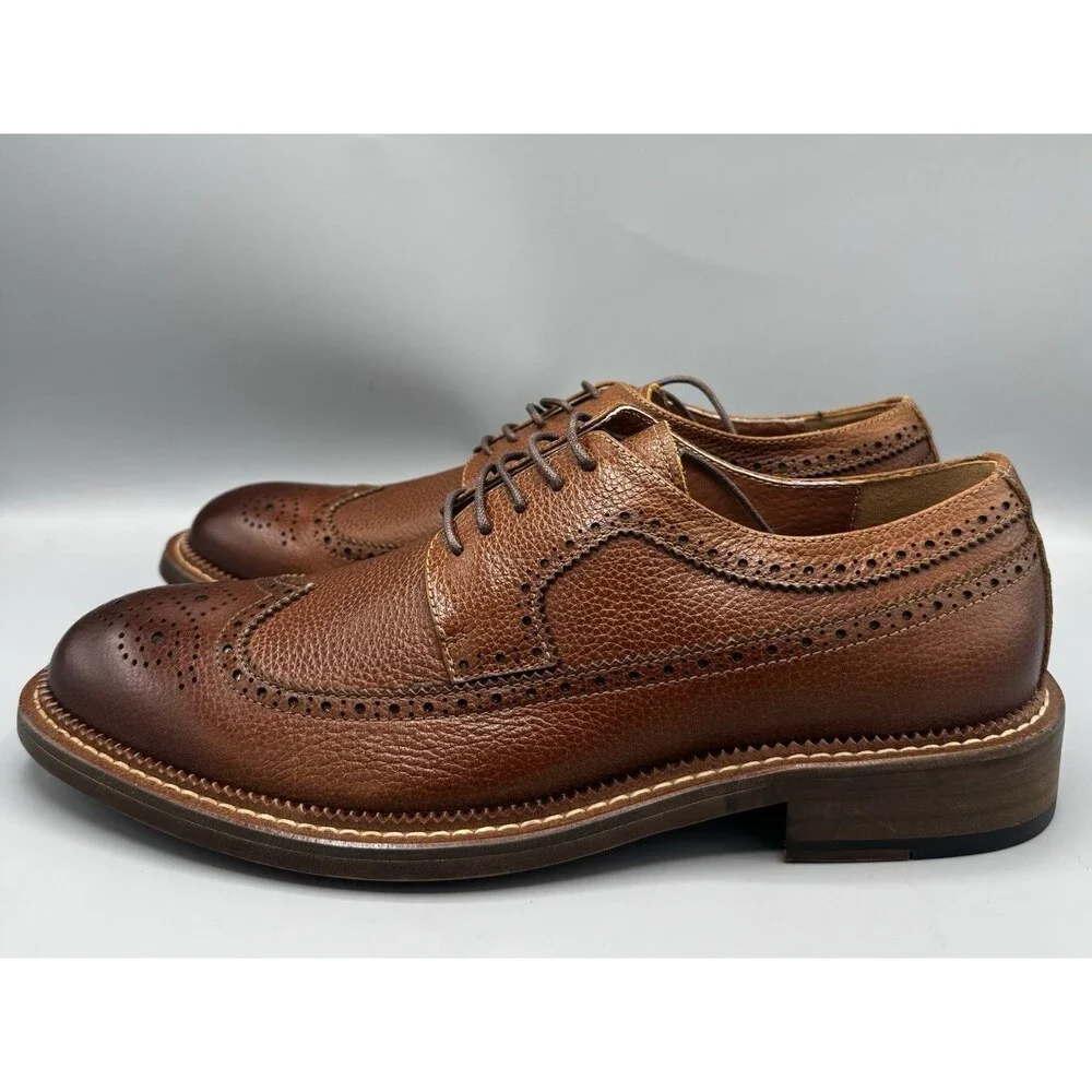 Vintage Foundry Co Men's Leather Jarvis Oxfords Shoes Size: 10